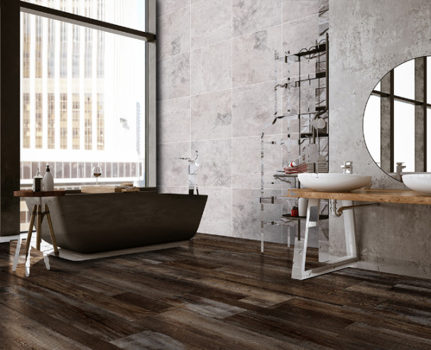 Achieve High-End Hardwood Looks for Your Dream Bath