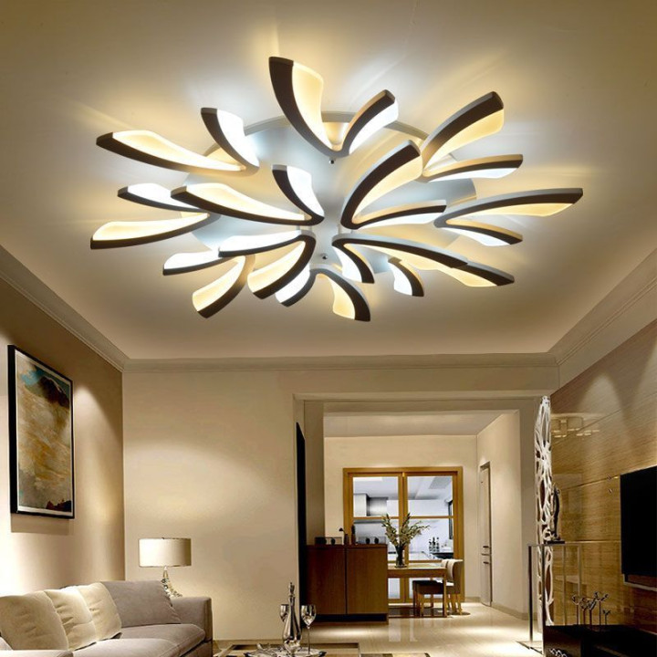 Acrylic Modern Led Ceiling Lights For Living Room Bedroom Dining Chandelier  New