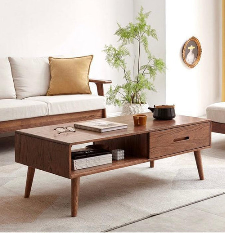 Aden Wooden Coffee Table – Home Atelier