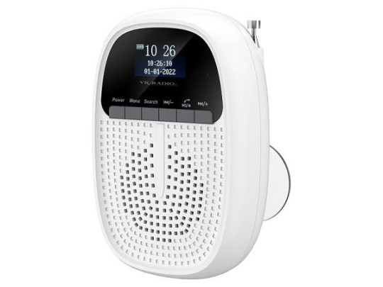 Badezimmer-Akku-Radio mit DAB+/FM, Bluetooth, Freisprech-Funktion