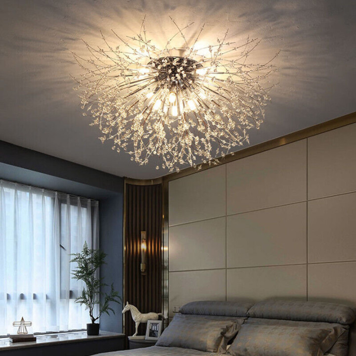 Bedroom Ceiling Lights Hotel Chandelier Lighting Crystal Lamp Home Ceiling  Light