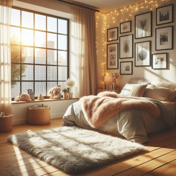 Bedroom decoration ideas  Premium AI-generated image