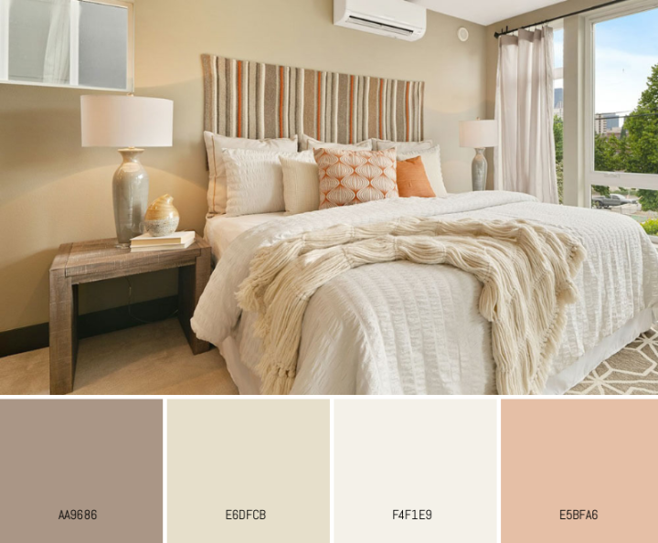 Bedroom Decoration - Pastel Color Palettes