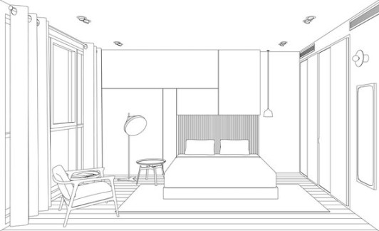 Bedroom Line Drawing Images – Browse , Stock Photos, Vectors