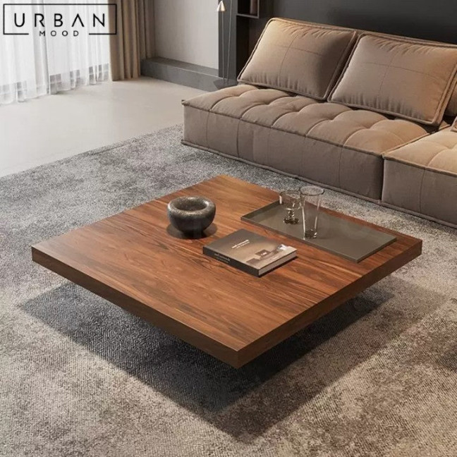 BERNS Modern Solid Wood Coffee Table - L x W x H