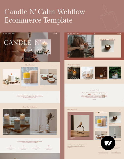 best home decor website templates and designs  Webflow Inspo