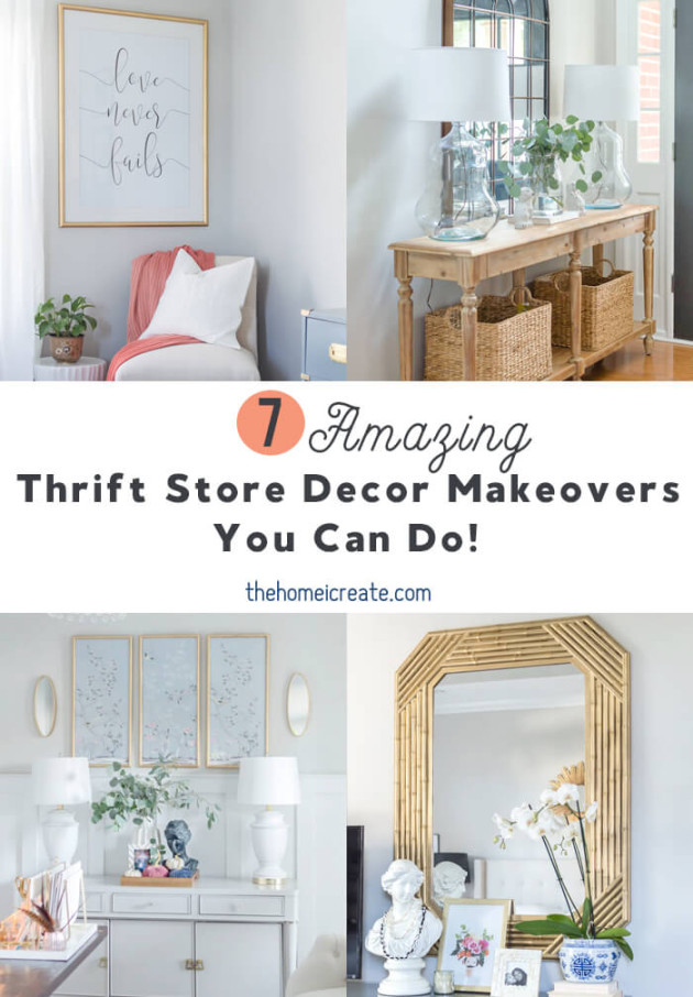 Best Thrift Store Home Decor Makeovers You Must Try