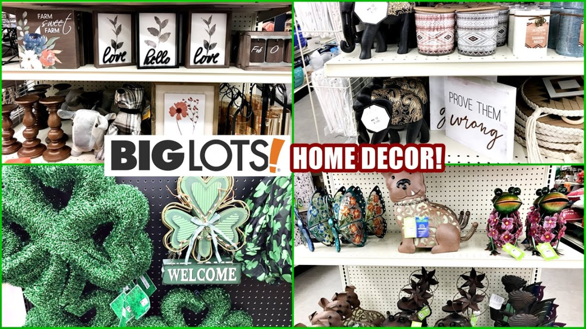 BIG LOTS HOME DECOR NEW FINDS! SHOP WITH ME  SPRING FARMHOUSE