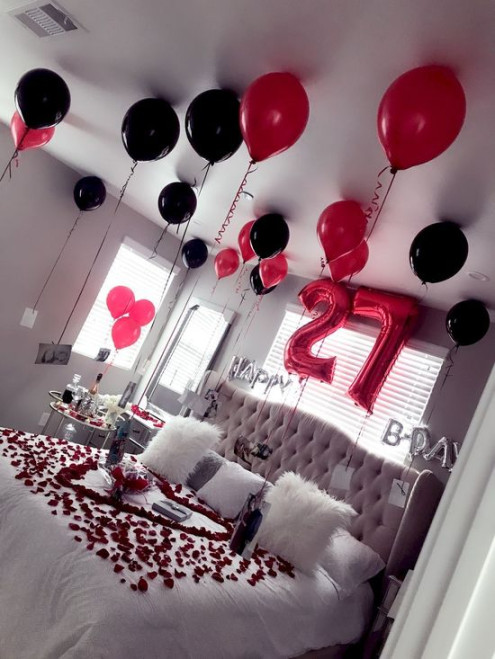 Birthday Bedroom setup ideas  birthday decorations, birthday