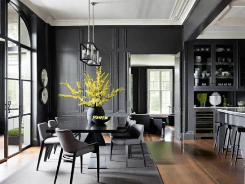 Black and Grey Dining Room Ideas Elegant Home Decor Styles