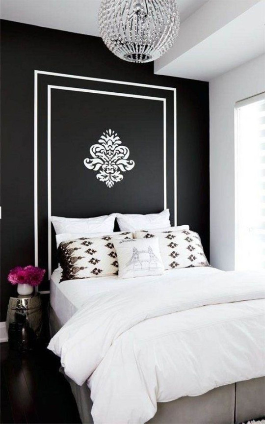 Black And White Bedroom Interior Design Ideas