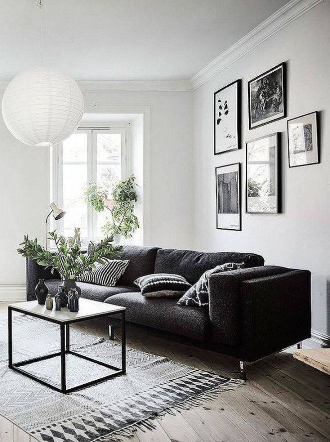 Black and White Living Room Ideas  (Neutral and Firm)