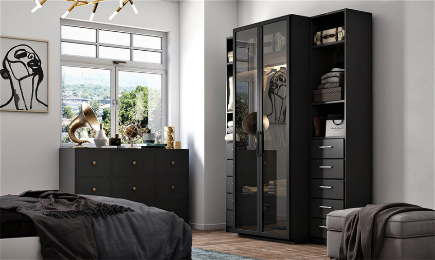 Black Wardrobe Design Ideas For Your Bedroom  DesignCafe