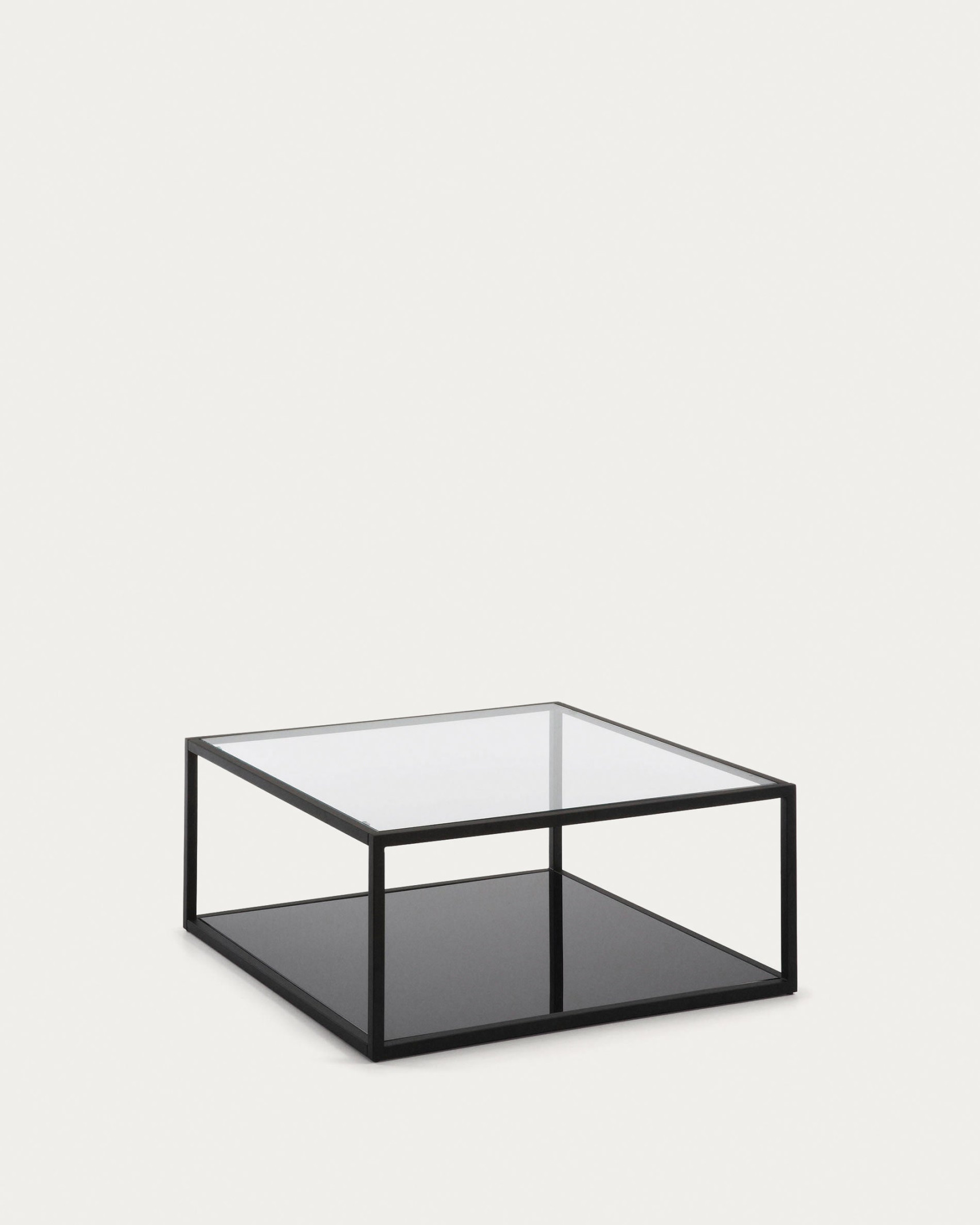 Blackhill black square coffee table  x  cm