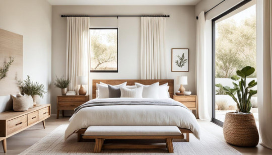 Blend Chic: Japandi Mediterranean Style Bedroom Ideas - Mojo Boutique