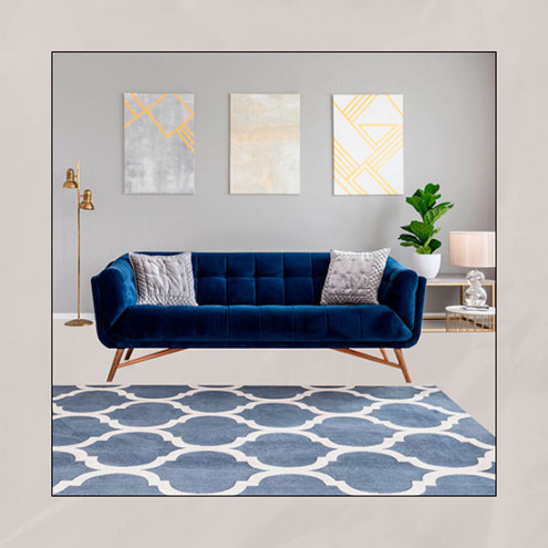 Blue Couch Living Room Ideas:  Trends from Pro Designers