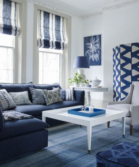 Blue living room ideas:  ways with blue in living rooms  Homes