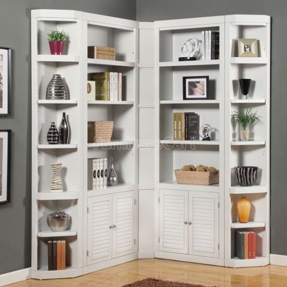 Boca Modular Corner Bookcase Wall