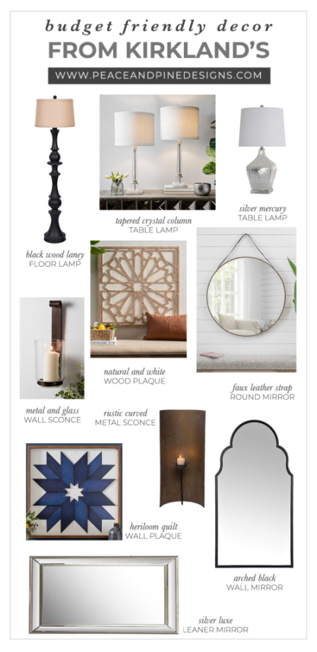 Budget Friendly Home Decor finds from Kirkland