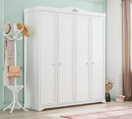 Cilek Rustic White -Doors Wardrobe – Kids Haven