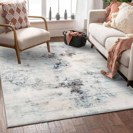 Cinknots Rugs Modern Soft Abstract Area Rugs for Living Room