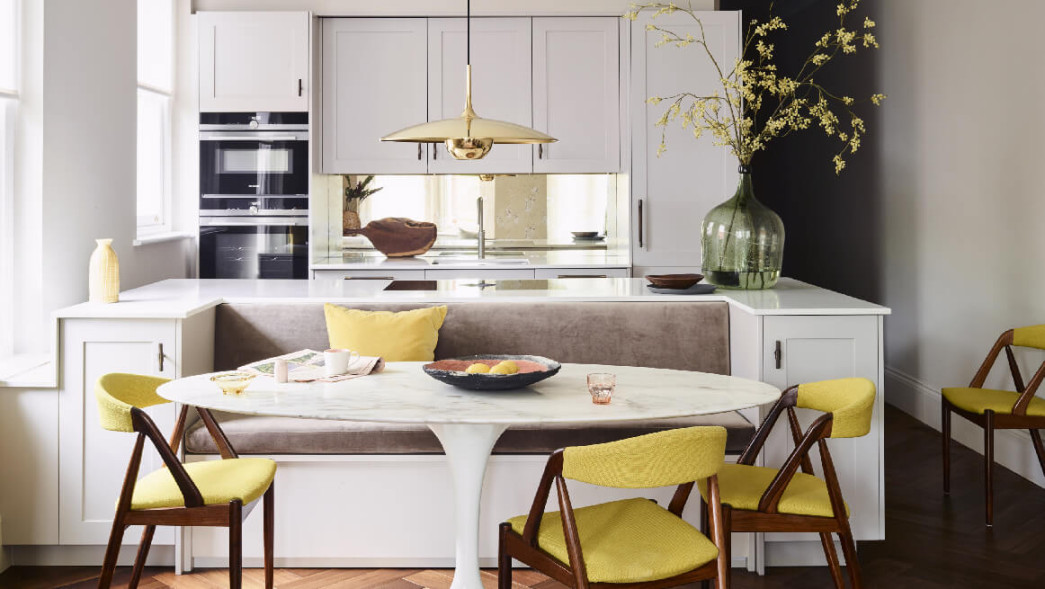 clever ideas to help integrate a kitchen, dining & living space