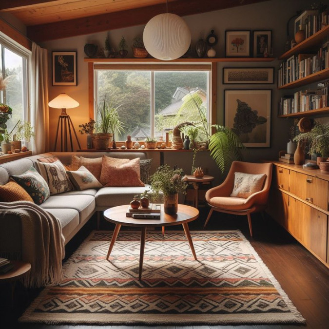 Cozy Mid Century Modern Living Room Ideas