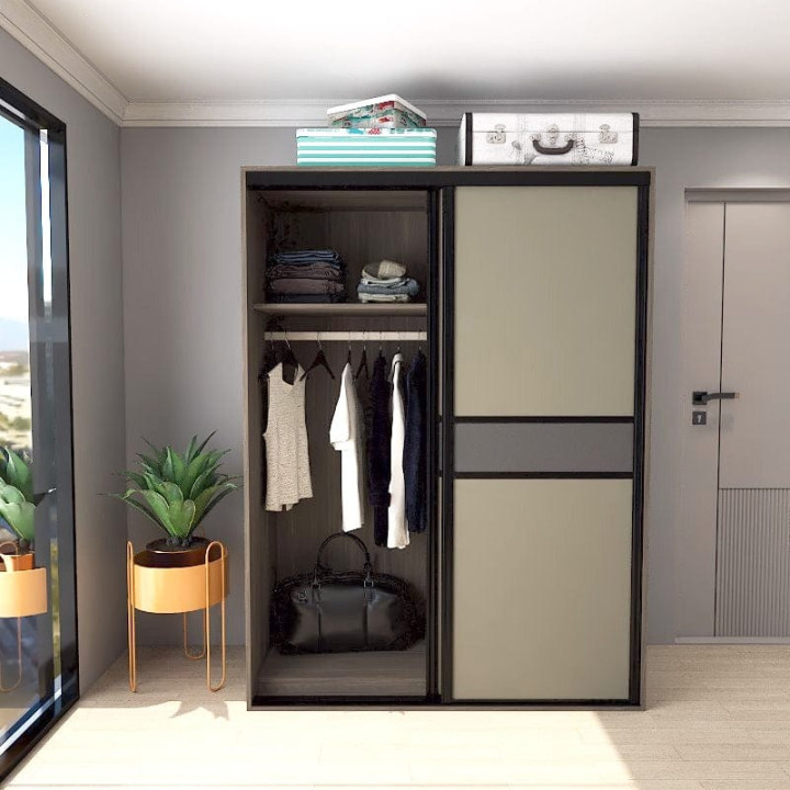 Customized Wardrobe Svelte Series Sliding Door Wardrobe - SSLDW