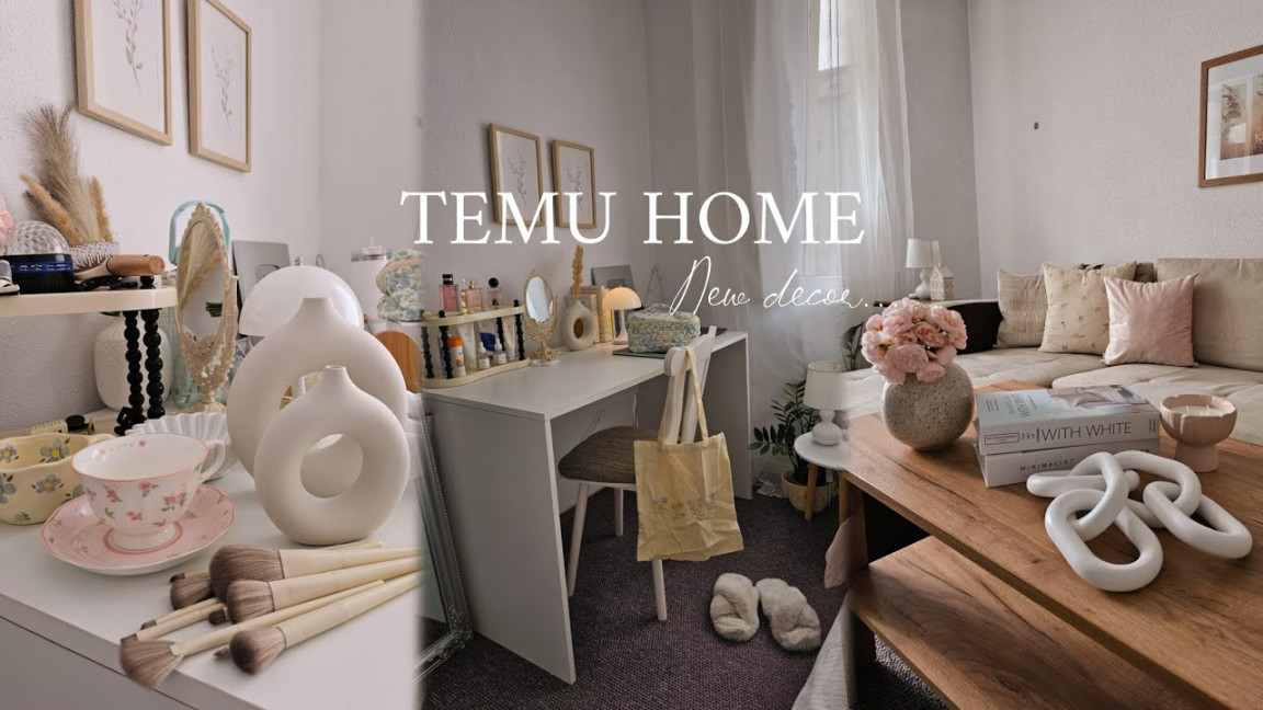 Days in the life🏡 temu home haul, new decor for my office & living room  by temu, walk in the nature