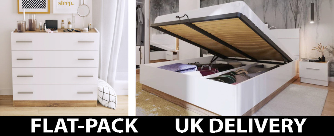 Denmark Bedroom Furniture  Flatpack Furniture  UK Delivery