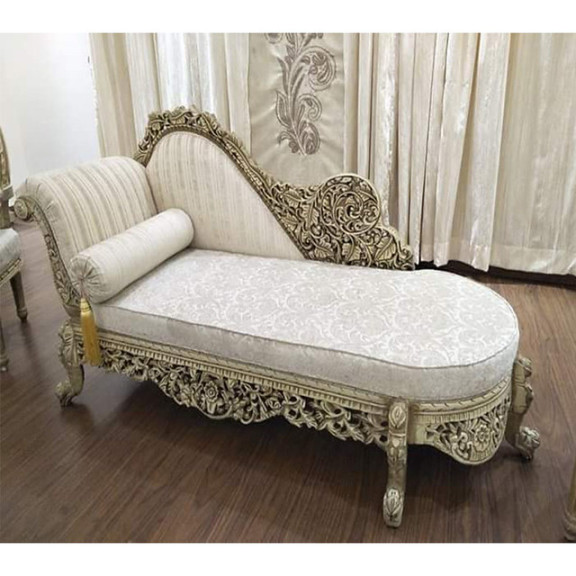 Dewan Sofa Of Chiniot Wood  Dewan Sofa In Pure White & Gold  Flickr