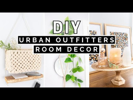 DIY URBAN OUTFITTERS INSPIRED ROOM DECOR  $ AFFORDABLE + EASY