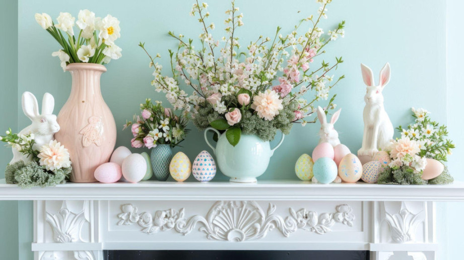 Easter Mantel Decor Ideas to Refresh Your Space  CAPO Fireside