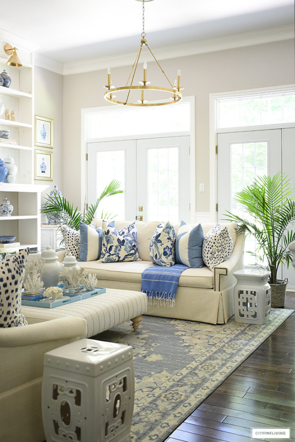 ELEGANT COASTAL CHIC DECORATING  CITRINELIVING