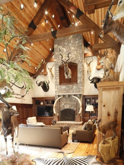 Elegant Rustic Hunting Decor