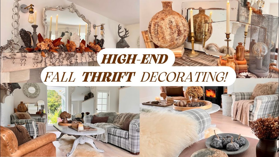 FALL BUDGET DECOR IDEAS ~ High-End Thrift Makeovers ~ Fall