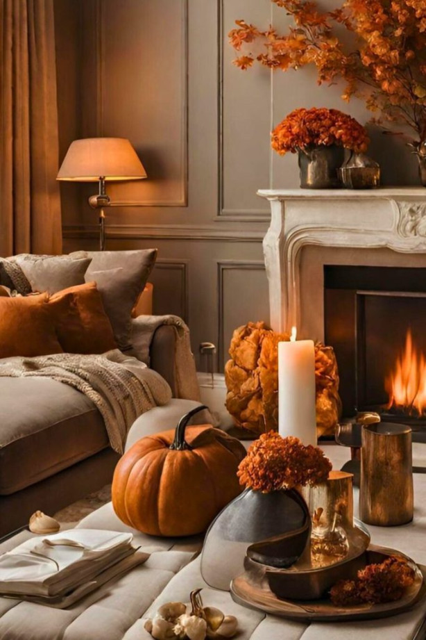 Fall Living Room Decor Ideas to Recreate in  – The Crafty Hacks