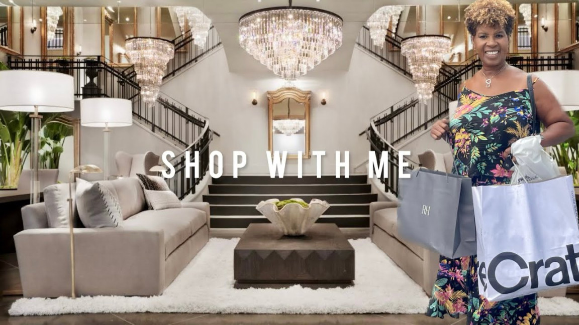 FALL SHOP WITH ME & SHOPPING HAUL POTTERY BARN🍂RH, CRATE & BARREL and  WEST ELM OUTLET #homedecor