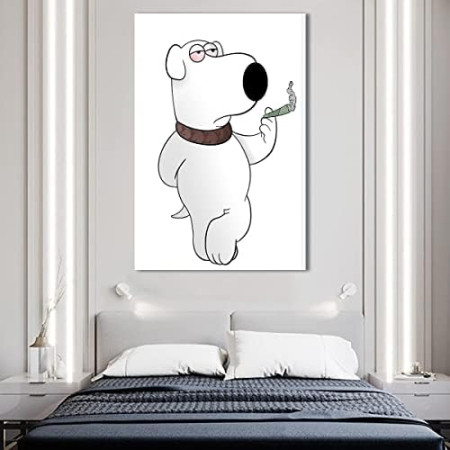 Family Guy Poster, Family Guy Stickers, Brian Griffin Wall Art for