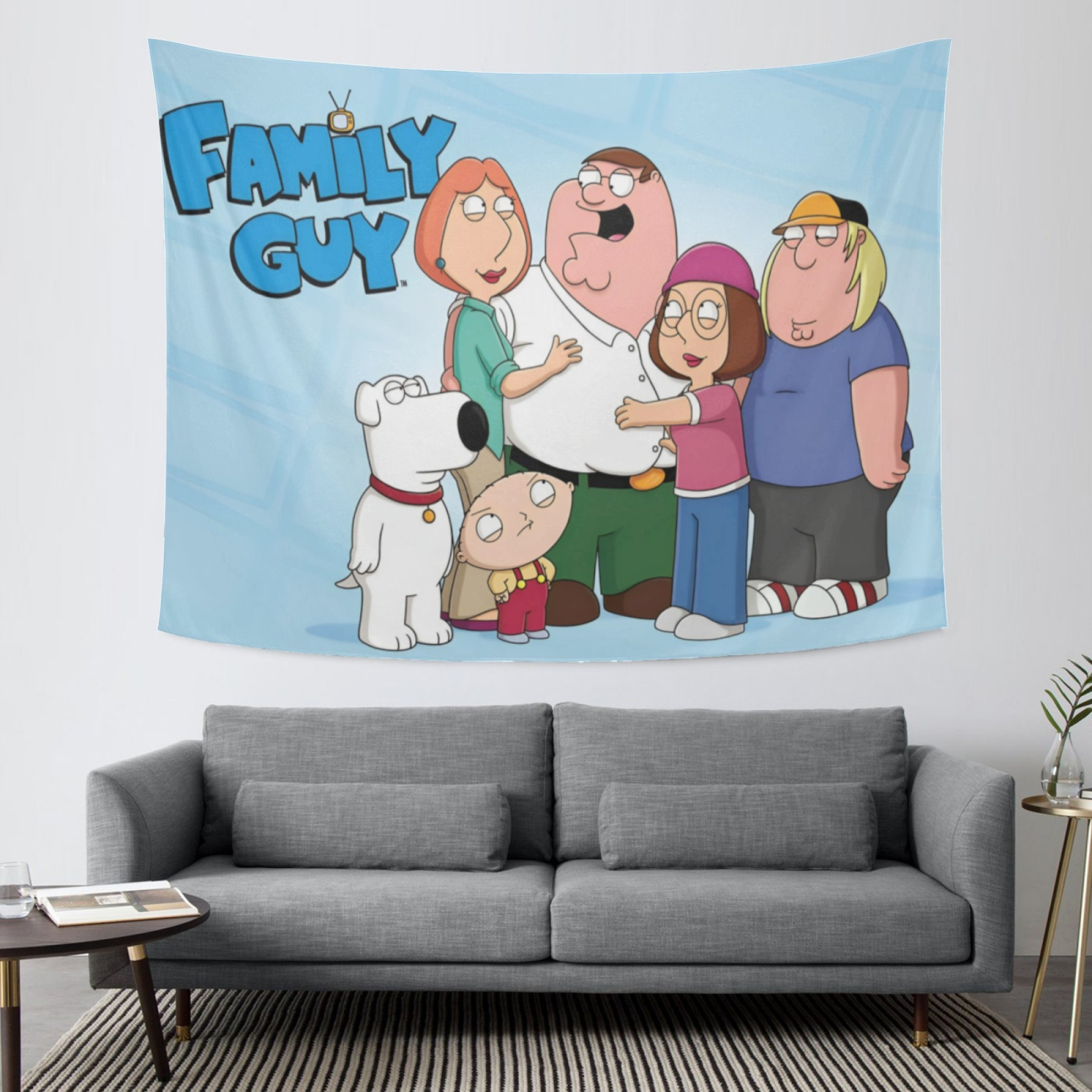 Family guy Tapestry Gift Wall Hanging Backdrop for Room Bedroom Girls or  Boys Fans Background Banner Party Birthday Supplies Decor