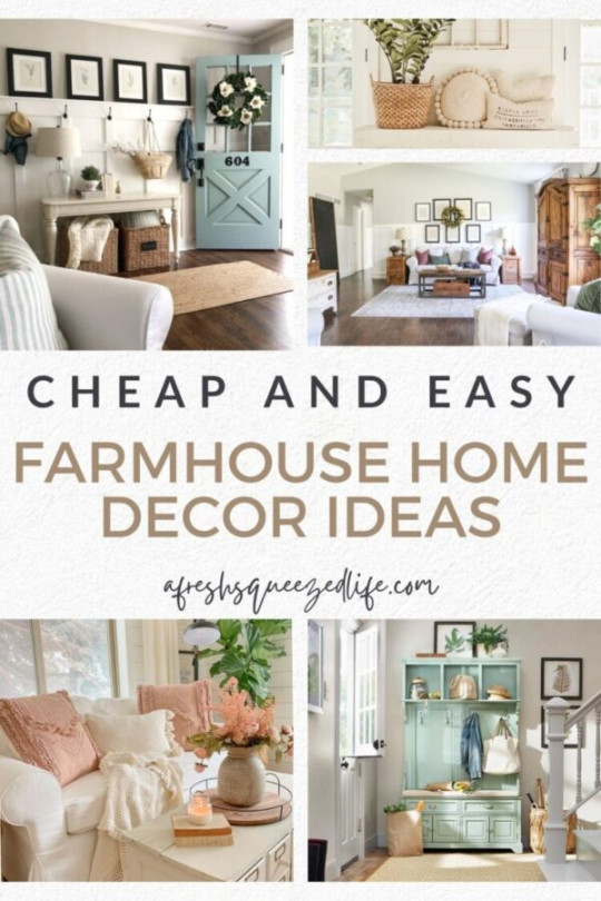 FARMHOUSE HOME DECOR IDEAS - A Fresh-Squeezed Life