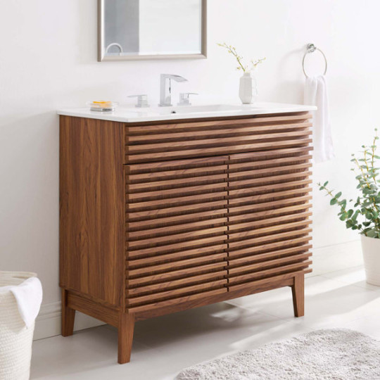 Faux Bamboo Bathroom Vanity  Wayfair