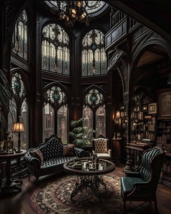 Gothic Living Room Decor Inspiration