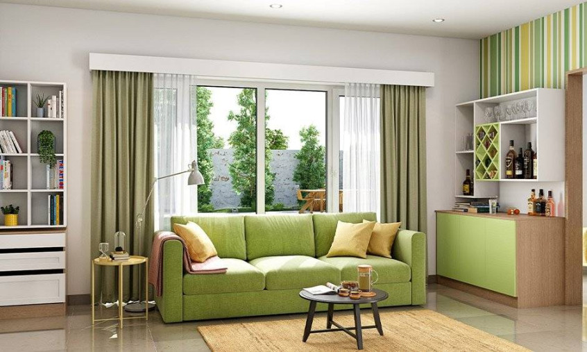 Green Living Room Ideas For Your Home  DesignCafe