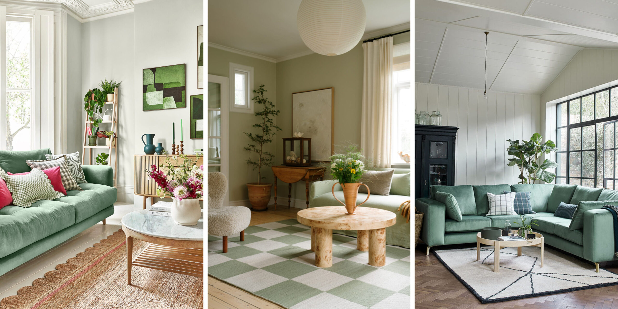 Green Living Room -  Inspiring Green Living Room Ideas