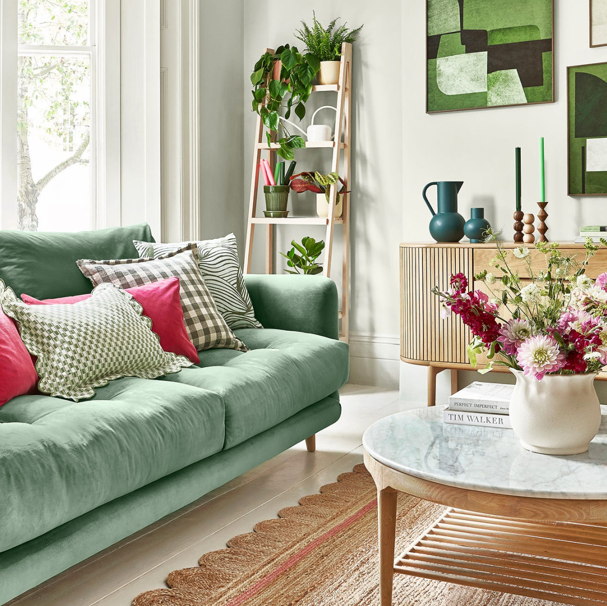 Green Living Room -  Inspiring Green Living Room Ideas