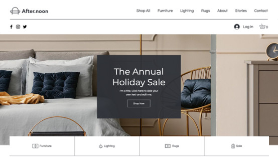 Home & Decor Website Templates  eCommerce  Wix