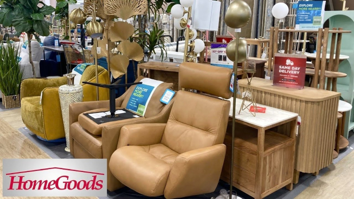 HOMEGOODS SHOP WITH ME ARMCHAIRS CONSOLES TABLES FURNITURE HOME DECOR  SHOPPING STORE WALK THROUGH