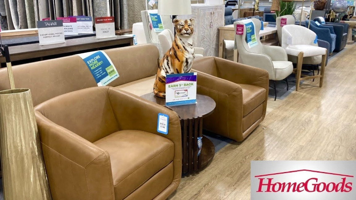 HOMEGOODS SHOP WITH ME FURNITURE SOFAS ARMCHAIRS COFFEE TABLES DECOR  SHOPPING STORE WALK THROUGH