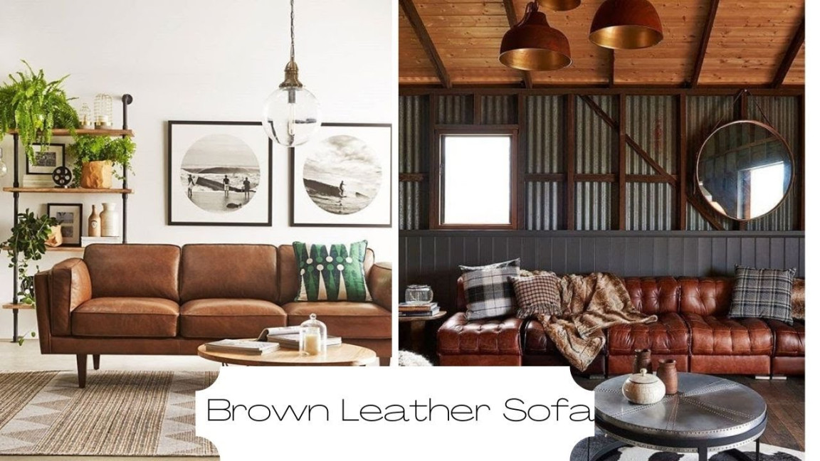 How To Style A Brown Leather Sofa  Brown Leather Sofa Inspiration  And  Then There Was Style